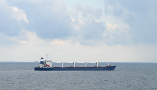 Ukraine says first cargo ship exits Black Sea port