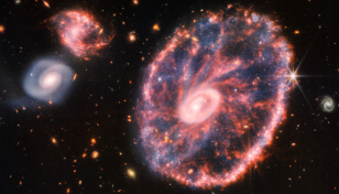 Webb telescope captures colourful Cartwheel Galaxy