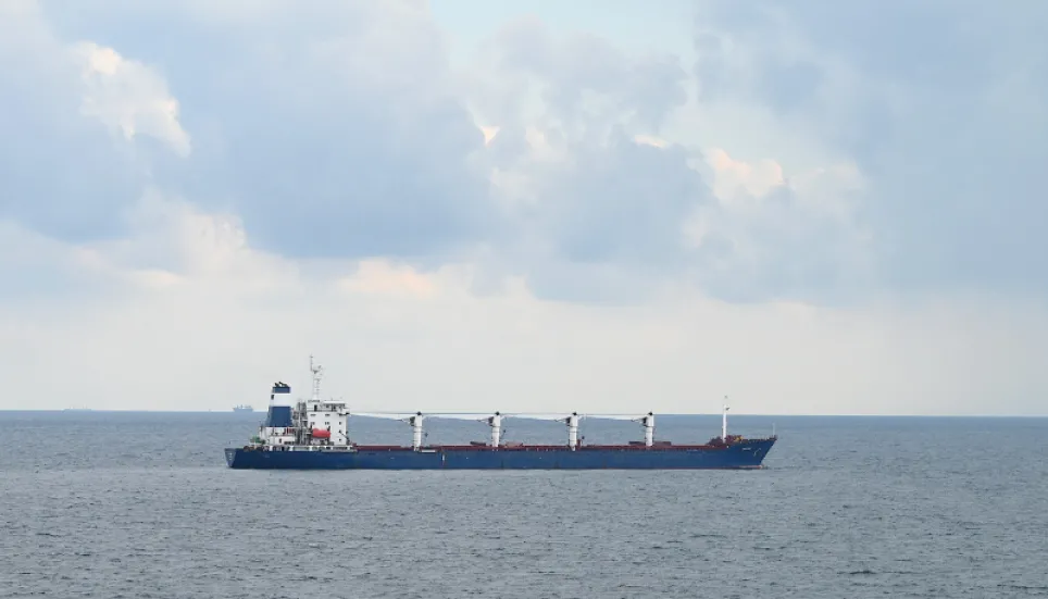 Ukraine says first cargo ship exits Black Sea port