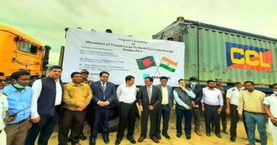 India uses Sylhet land port to transport goods