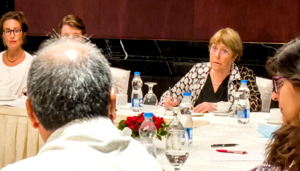 Civil society needs 'space, enabling conditions': Bachelet