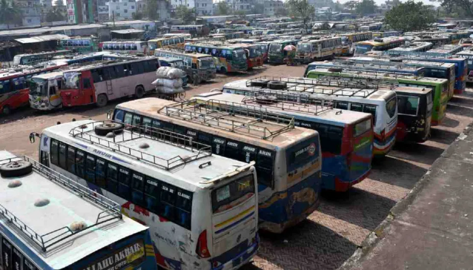 Bus services resume on Sylhet-Mymensingh route