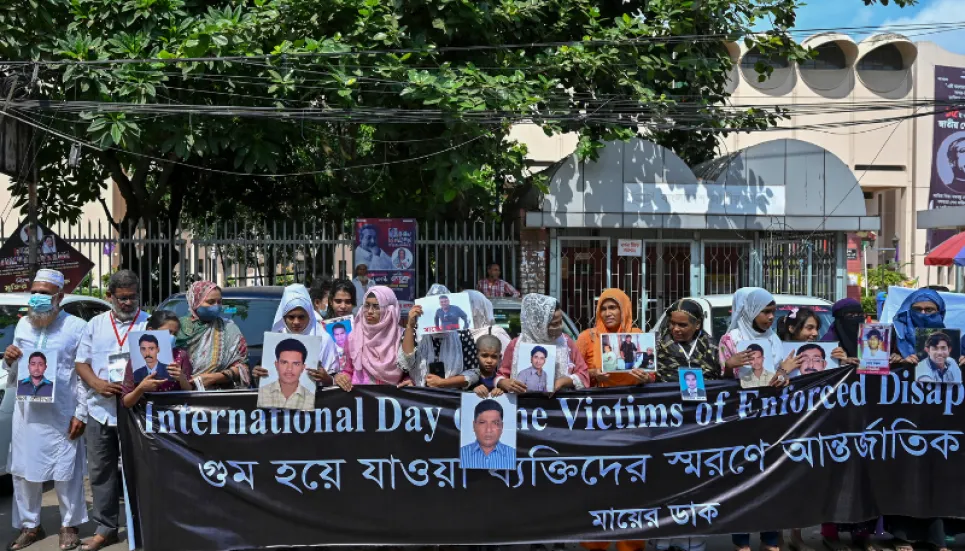 Families demand UN probe into disappeared relatives