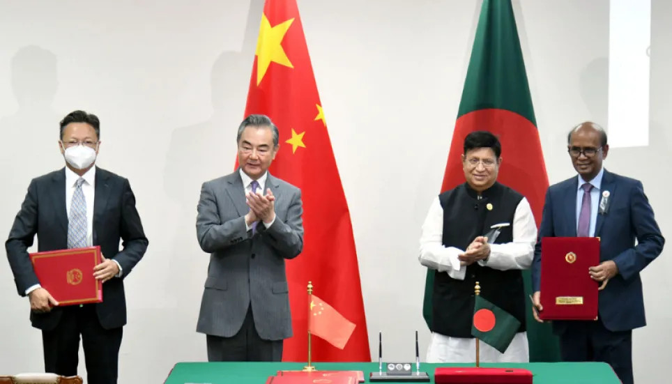 Wang thanks Bangladesh for reiterating its position on ‘One-China’ policy