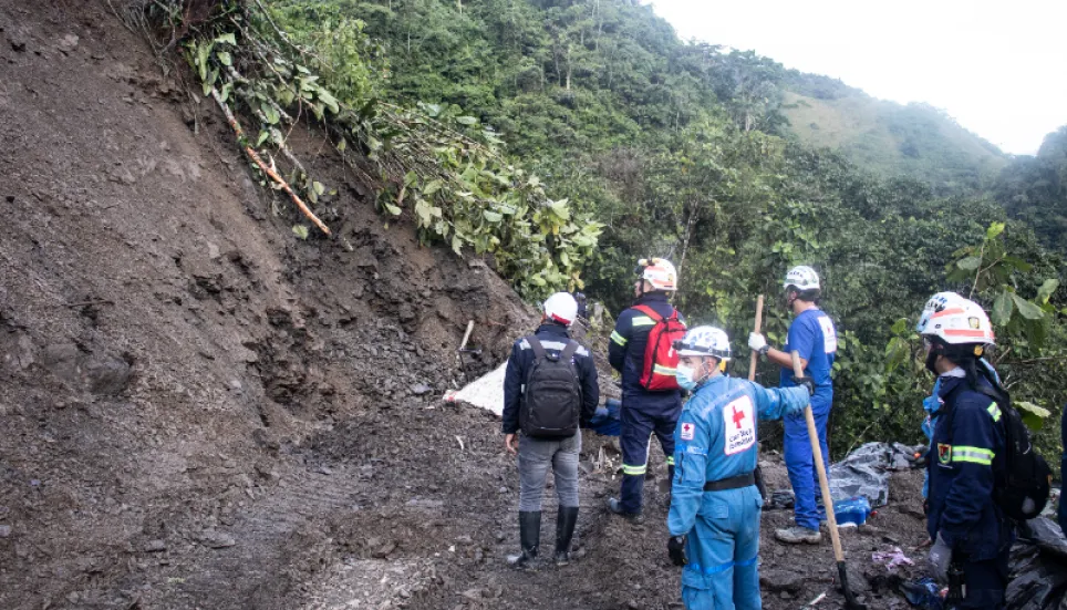 Colombia landslide kills 34