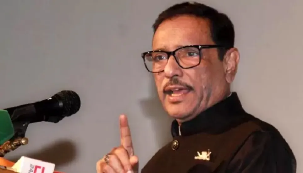 Resignation of BNP MPs is a wrong step: Quader