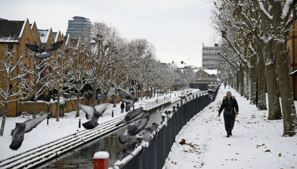 Three boys die after falling into frozen lake in UK