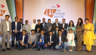 12 reporters receive ERF-bKash Best Reporting Award