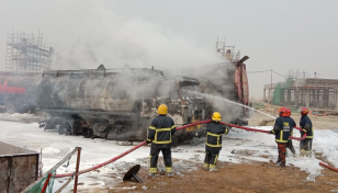 2 oil tanker trucks catch fire at Dhaka Airport’s 3rd terminal