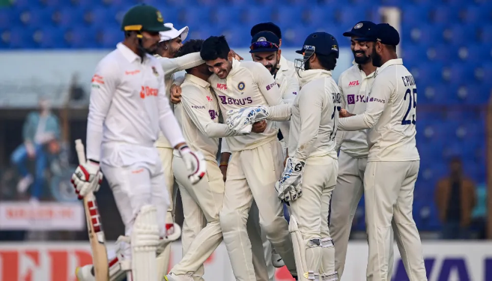 India on top in first Bangladesh Test