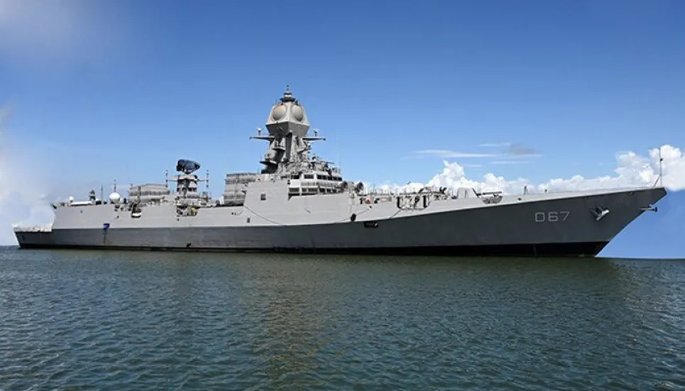 A look at INS Mormugao, India’s latest stealth class warship