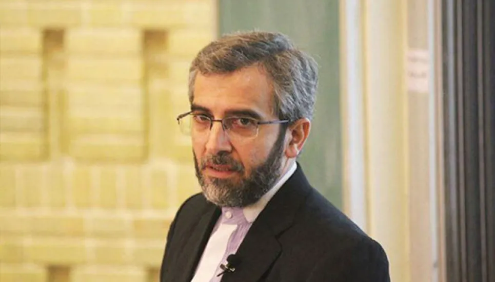 Iranian deputy FM due Thursday