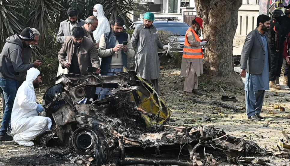 Pakistan Taliban claim suicide blast that killed officer in capital