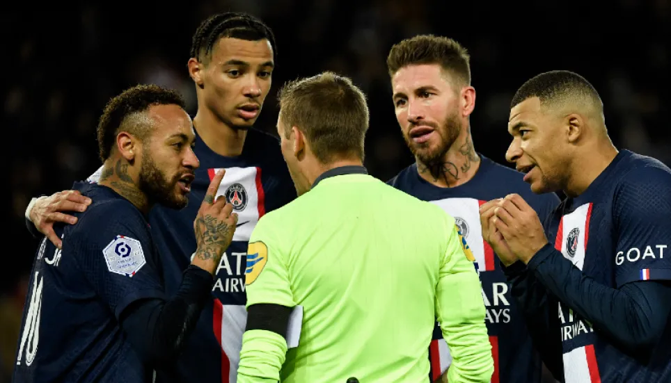 Mbappe delivers for PSG as Neymar is sent off
