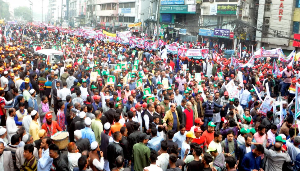 BNP, Allies Bring Out Mass Procession In Dhaka - The Business Post