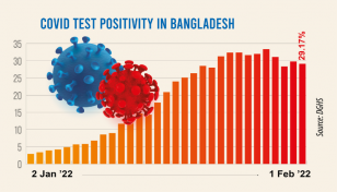 Covid: Daily positivity rate drops to 29.17%