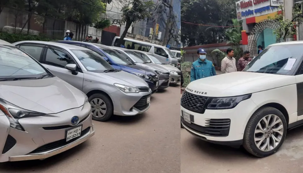 Evaly’s 7 cars auctioned off at Tk 2.90cr