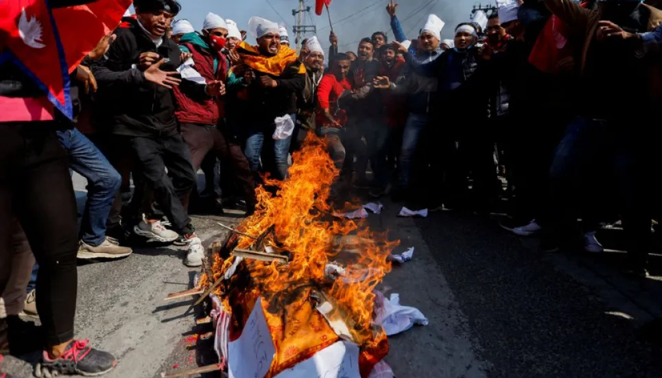 Nepal police fire tear gas to disperse protest over US 'gift'