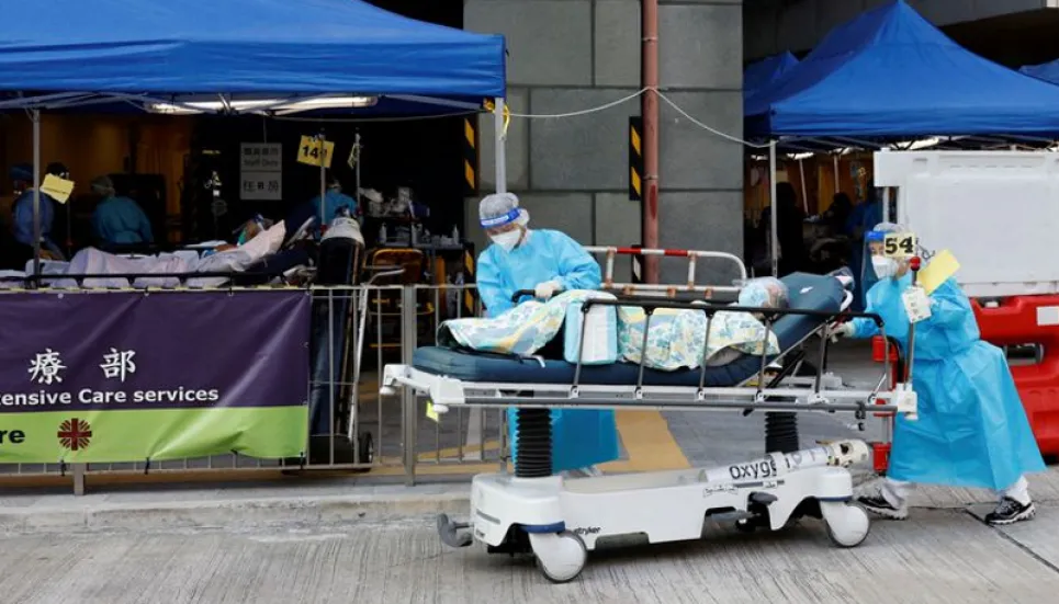 Hong Kong facilities for storing dead bodies stretched as Covid deaths climb