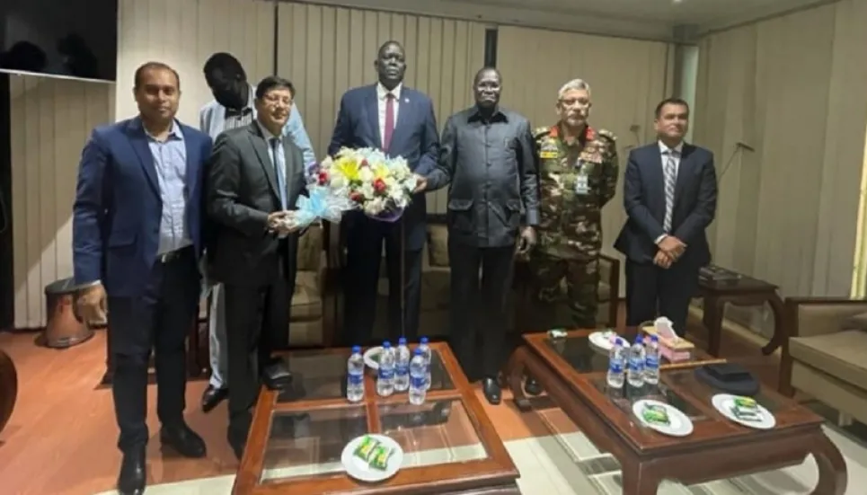 South Sudanese delegation arrives in Dhaka