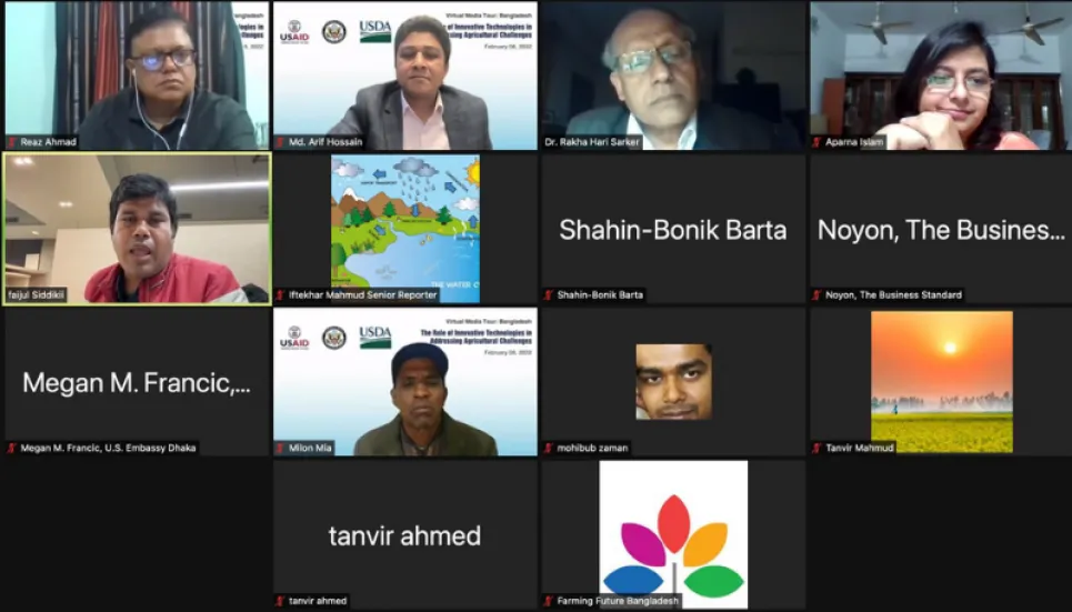 USDA, USAID hold virtual media tour for Bangladeshi agricultural journalists