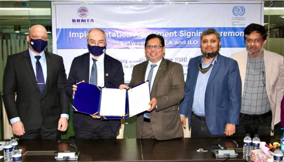 BKMEA, ILO sign MoU to ensure workers’ safety