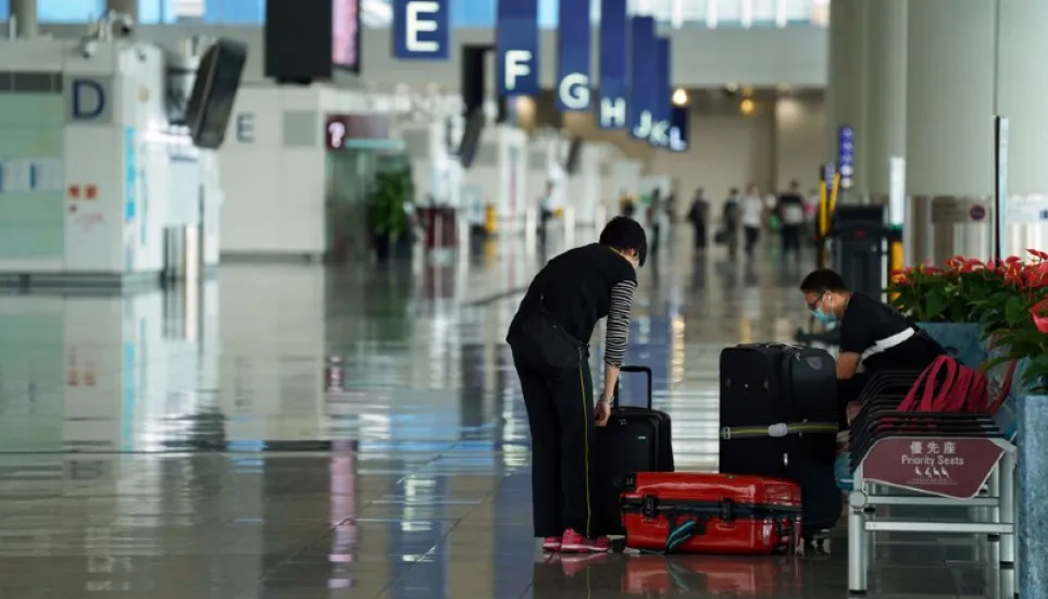 Hong Kong airport bans transit passengers from 153 countries