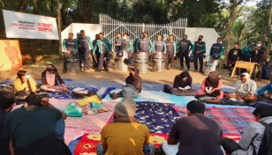 SUST students ‘fall sick’ on 2nd day of hunger strike; one hospitalised