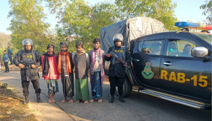 4 Myanmar nationals held with arms in Bandarban