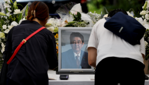 Former Japan PM Abe mourned at wake