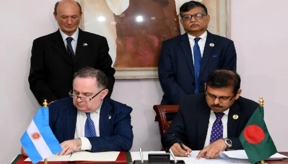 Bangladesh, Argentina sign MoU to strengthen economic ties