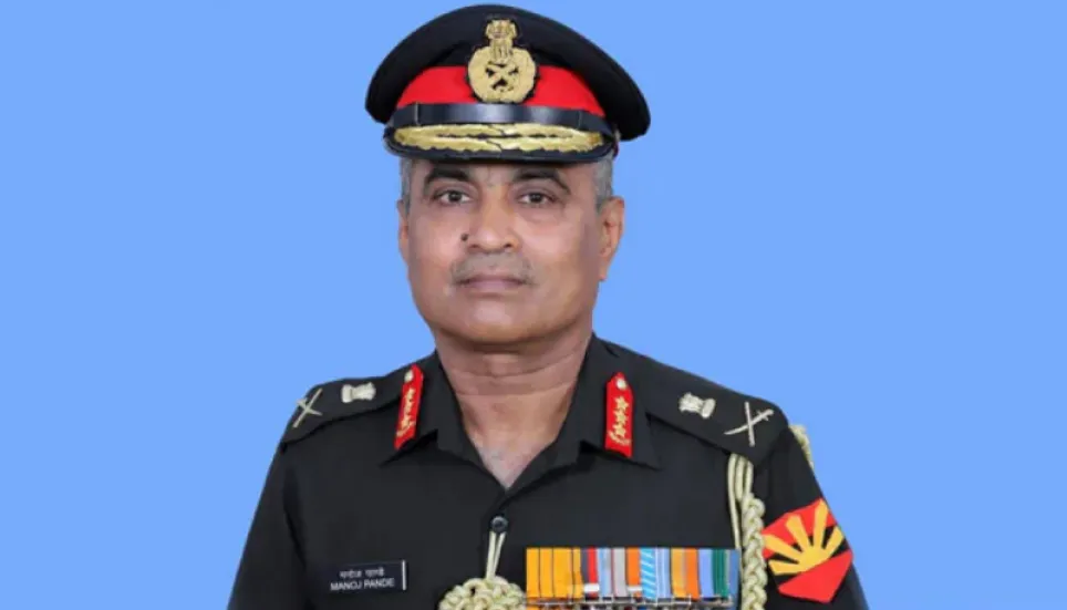 Indian army chief arrives in Dhaka