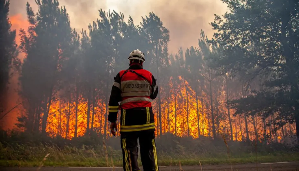 'Climate change affects everyone': Europe battles wildfires in intense heat