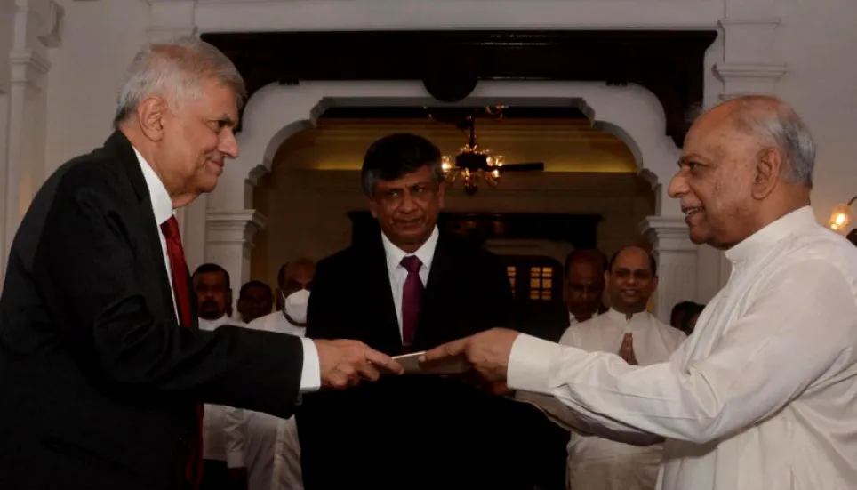 Gunawardena swears in new Sri Lanka PM