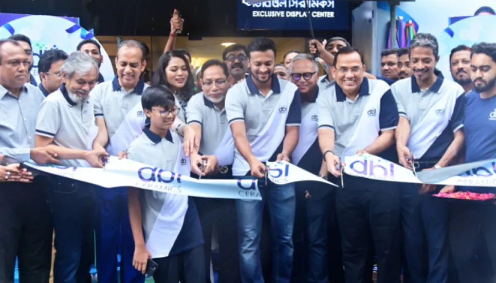 Shakib inaugurates DBL Ceramics Display Center in Chattogram