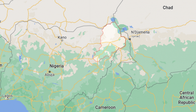 Nigeria Chad Map 