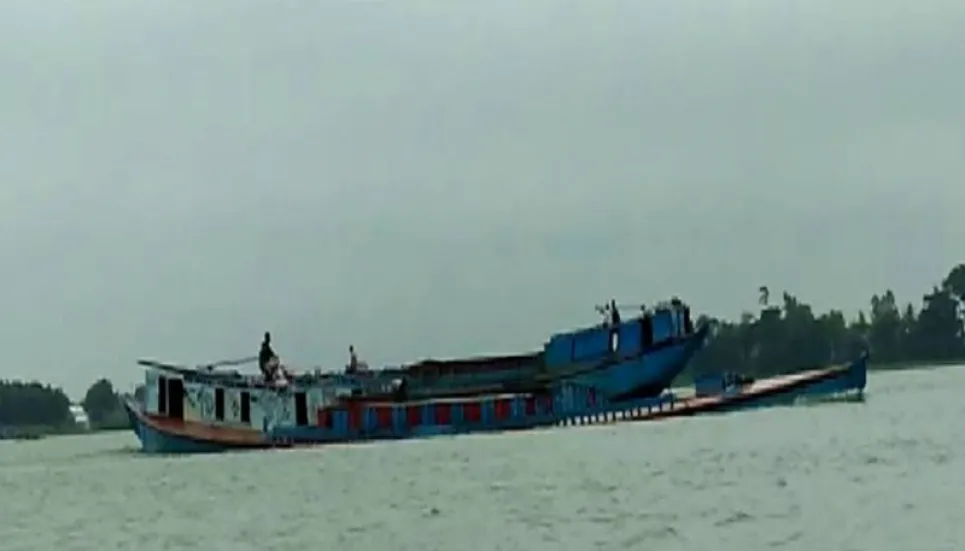 Cement-laden vessel sinks in Barishal river