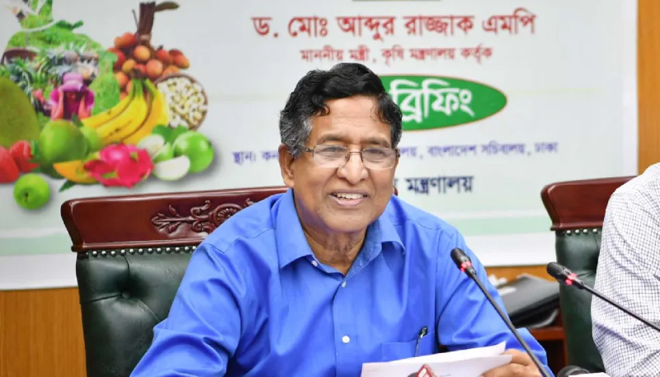 Bangladesh now a major global fruit producer: Razzaque