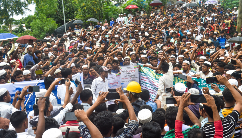 Rohingyas rally in Cox’s Bazar demanding early repatriation