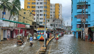 Two electrocuted on waterlogged Chattogram road