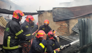 Adabar residential building fire under control