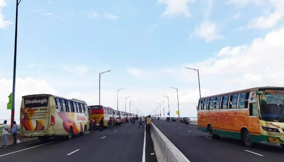 Revised bus fare announced for 15 routes using Padma Bridge