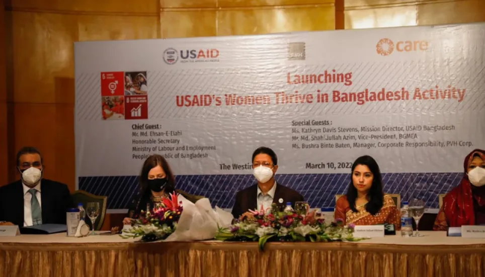 USAID launches $5m project to empower women in RMG factories