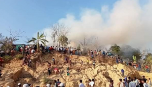 Shanties, learning centre gutted in Ukhiya Rohingya camp fire