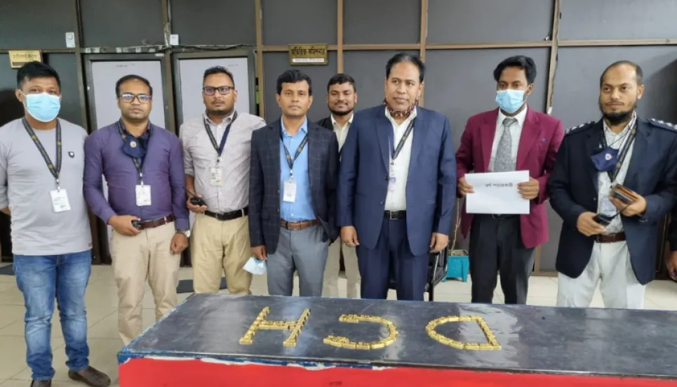 Man held with 56 gold bars at Dhaka airport