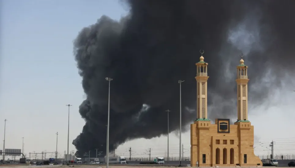 Saudi Aramco petroleum storage site hit by Houthi attack, fire erupts
