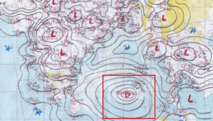 Depression forms over Bay, Signal 1 for maritime ports