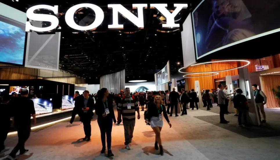 Sony logs record full-year sales but keeps forecast cautious