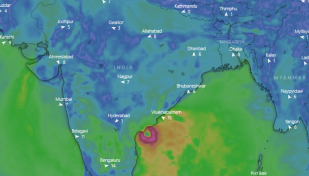 Cyclone Asani recurves, likely to weaken into deep depression