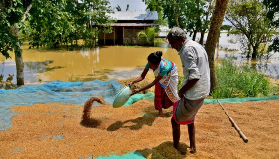 Floods kill 25 in India's Assam, displace thousands